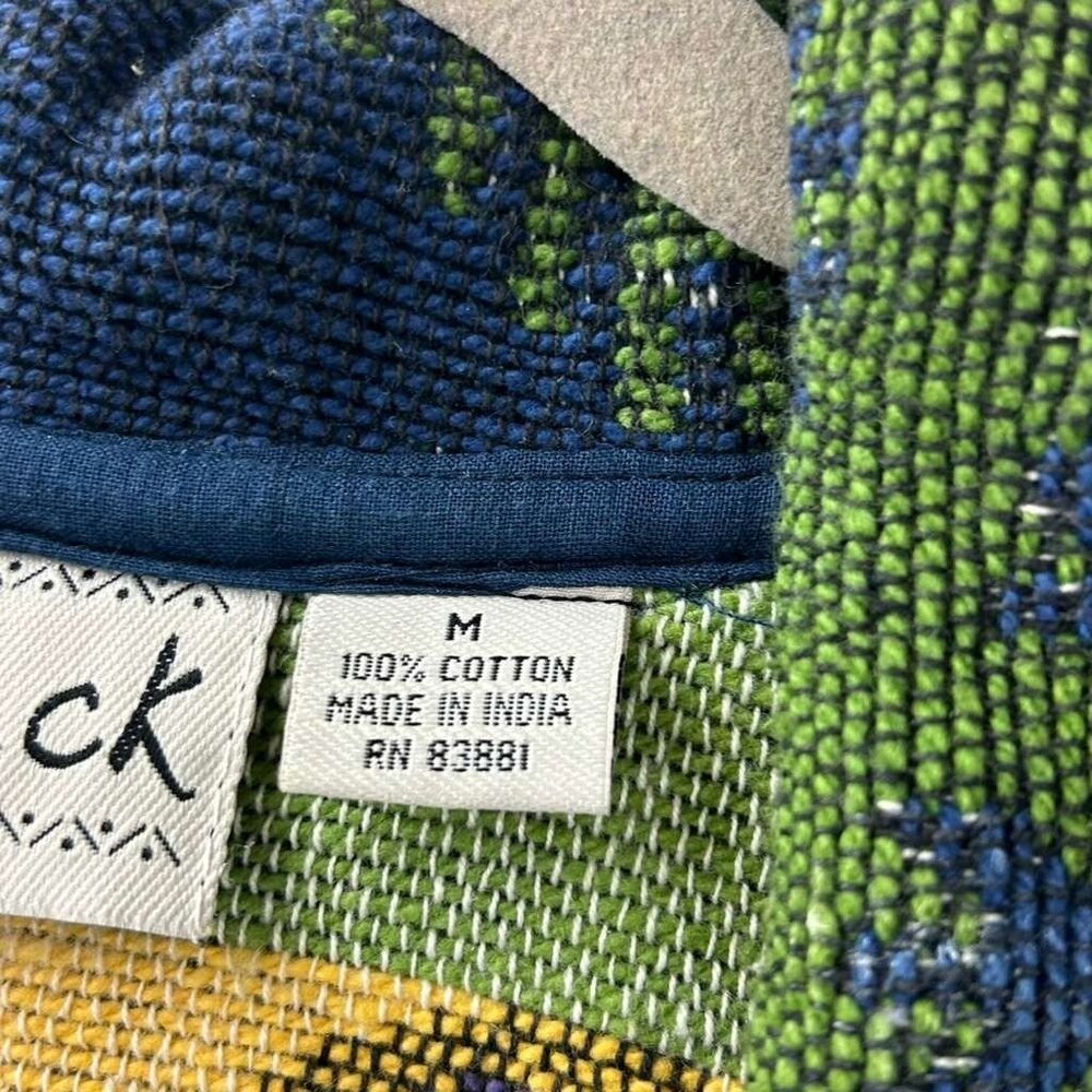 Flashback Women's M Snowflake Cardigan Sweater Shawl Collar Southwestern - Picture 3 of 12